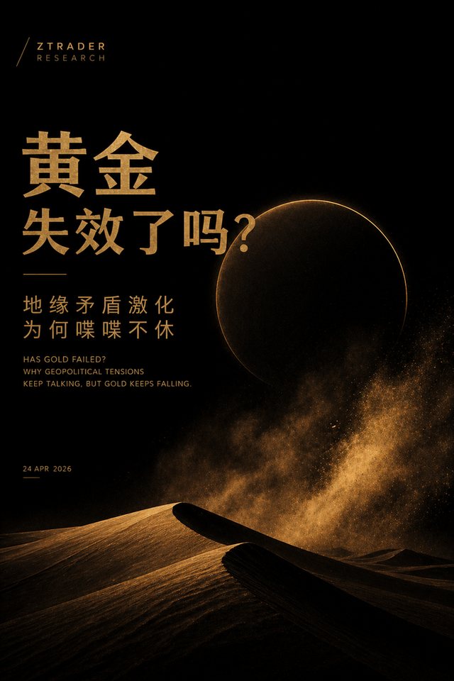 Cover for 黄金失效了吗？地缘矛盾激化为何跌跌不休