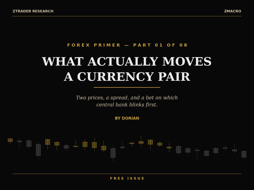 Cover for FOREX PRIMER 01 | WHAT ACTUALLY MOVES A CURRENCY PAIR
