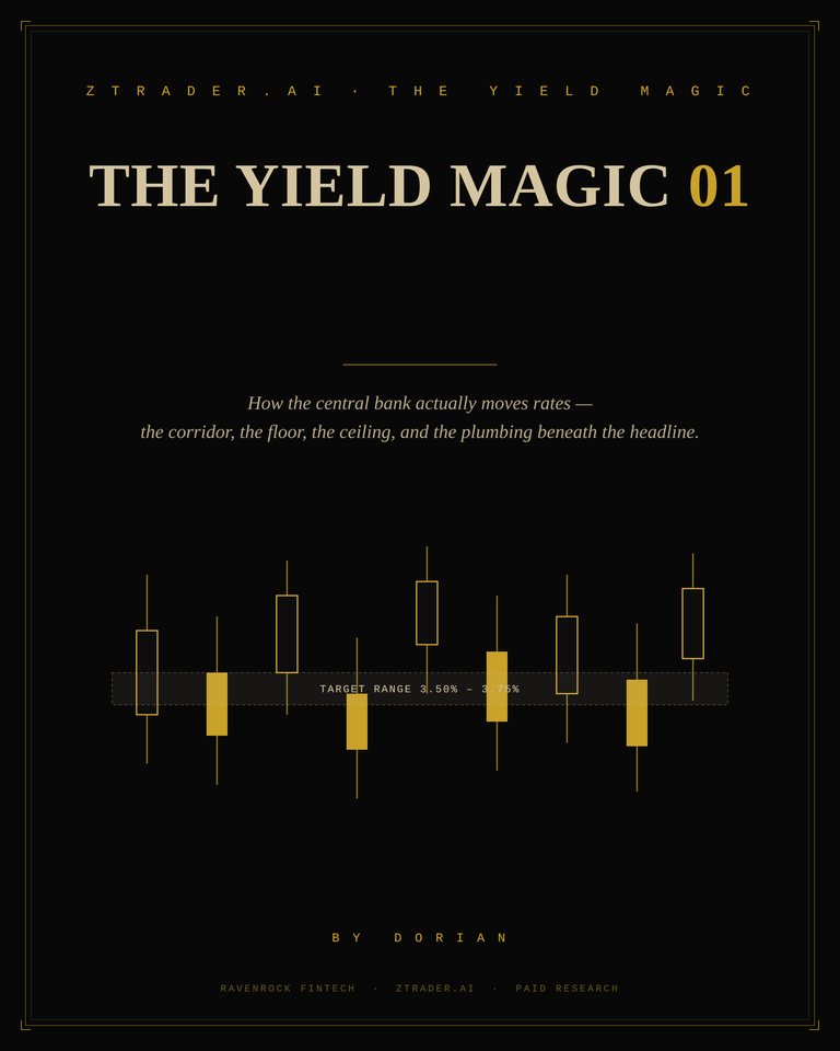 Cover for THE YIELD MAGIC 01 HOW THE CENTRAL BANK ACTUALLY MOVES RATES