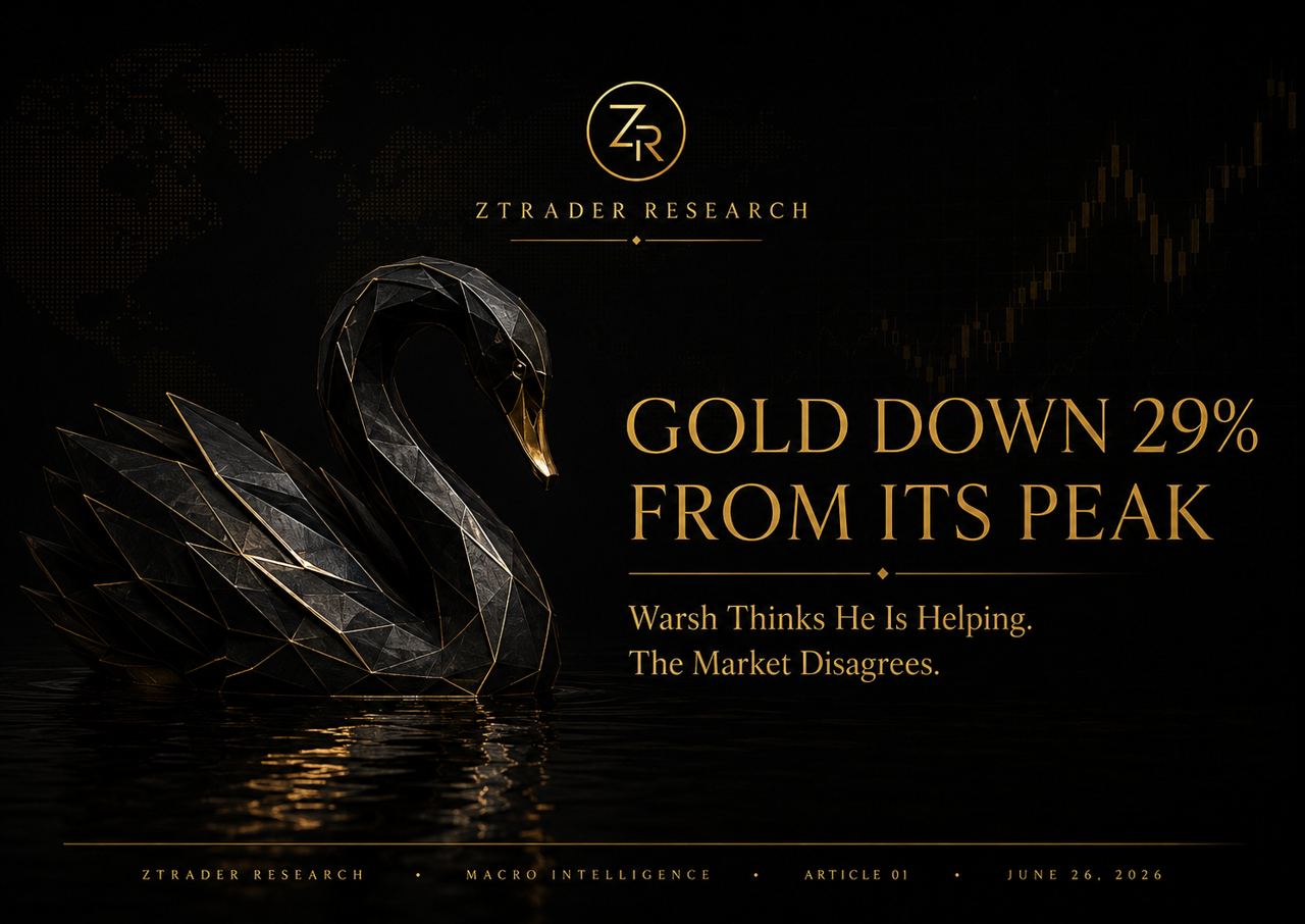 Cover for Gold Down 29% From Its Peak. Warsh Just Made It Worse — Here's Where the Floor Is