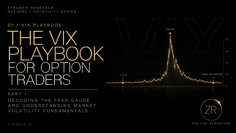 Cover for The VIX playbook For Option Traders PART 01