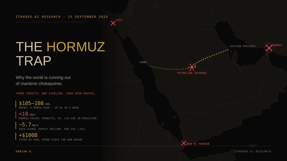 Cover for THE HORMUZ TRAP |  Why the world is running out of maritime chokepoints